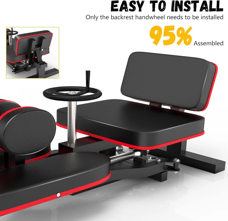 Rigel 220LB Leg Stretcher — Heavy-Duty Steel Split Machine for Home Gym Flexibility Training