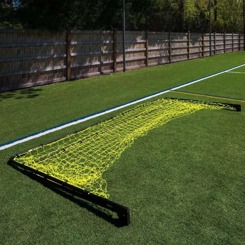 Franklin Sports Competition Folding Soccer Goal – Portable 12' x 6' Steel Backyard Goal with Net & Ground Stakes – Regulation Size, Multiple Colors