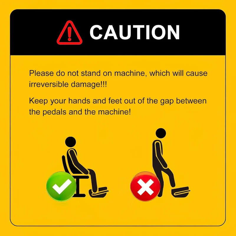 VIVURN 028 Under-Desk Elliptical — 12-Speed, 5-Mode Motorized Leg Trainer for Seated Use, Low-Noise for Home & Office