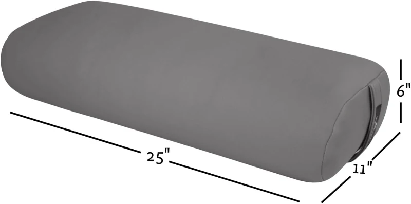 Hugger Mugger Standard Yoga Bolster — Firm, Supportive, Handmade & Durable