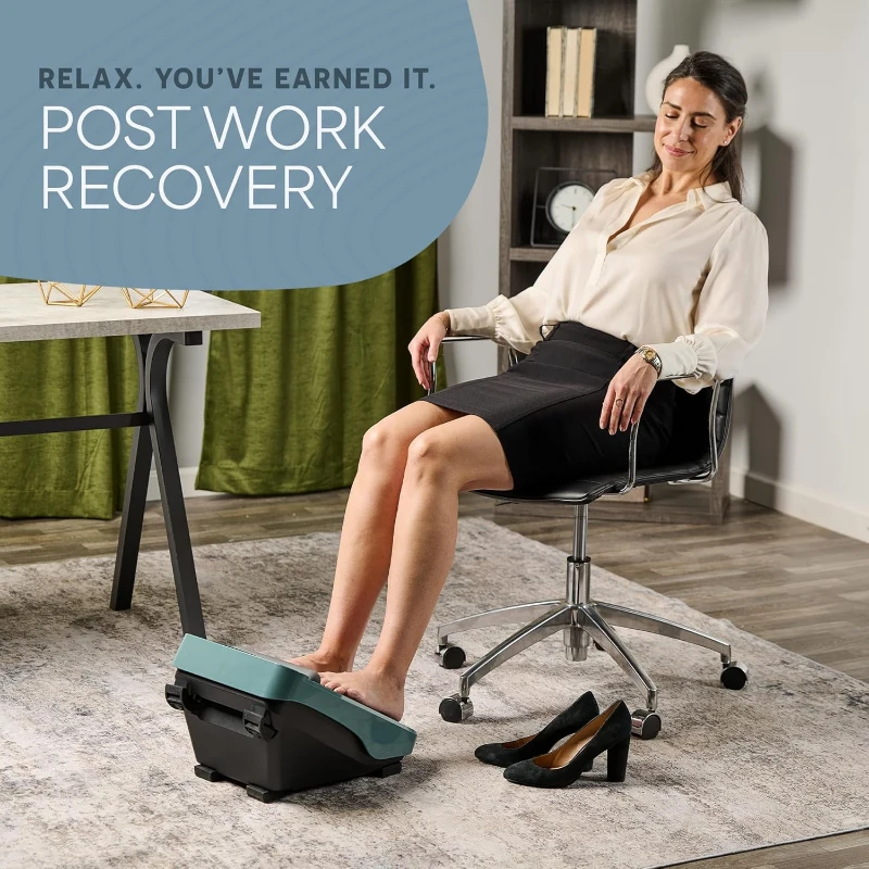 LifePro Foot Massager for Neuropathy with Heat Option — Calf & Foot Therapy for Soothing Relief, Circulation & Revitalization