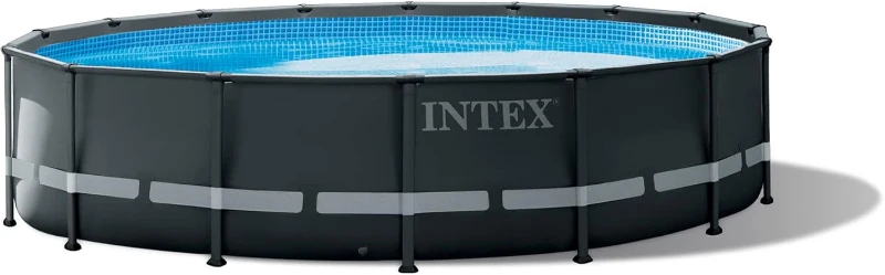 INTEX 26325EH Ultra XTR Deluxe Above-Ground Pool Set, 16 ft x 48 in — Includes 1500 GPH Krystal Clear Sand Filter Pump, Puncture-Resistant, Rust-Resistant, Quick Assembly
