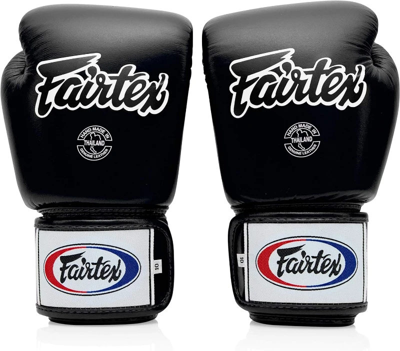 Fairtex BGV1 Muay Thai Training Gloves – Premium Leather, Ergonomic Fit (8–16 oz) for Men, Women & Kids