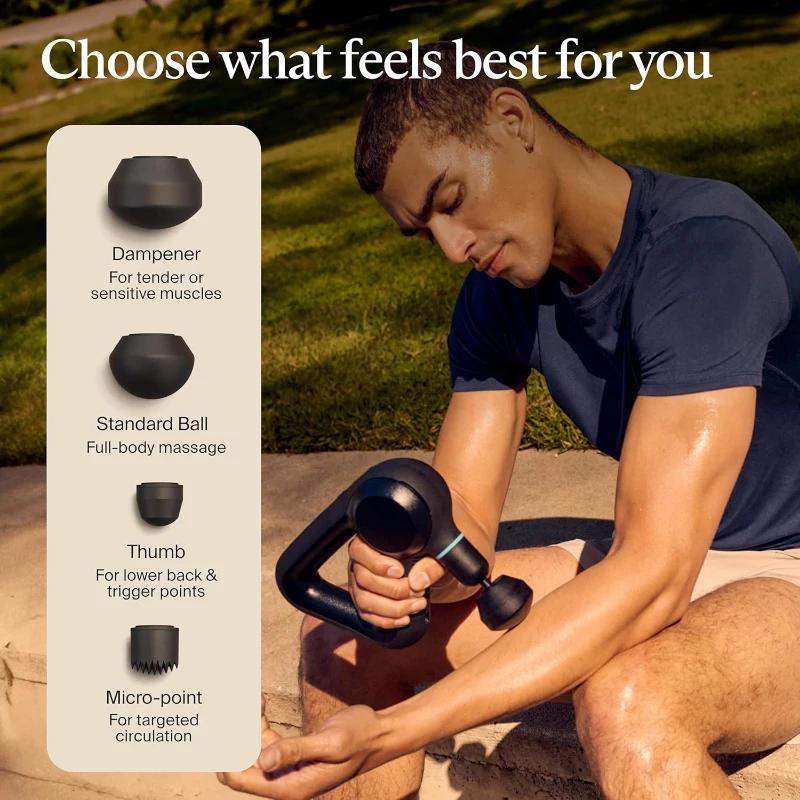 TheraGun Therabody Prime (5th Gen) Deep Tissue Percussion Massage Gun with Bluetooth – Personal Massager for Neck, Back, Shoulder, Leg Pain (Black)