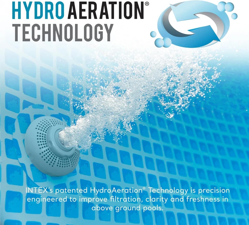 INTEX Ultra XTR Deluxe Rectangular Pool Set (26363EH) — 24' x 12' x 52"" with 2100 GPH Krystal Clear Sand Filter Pump