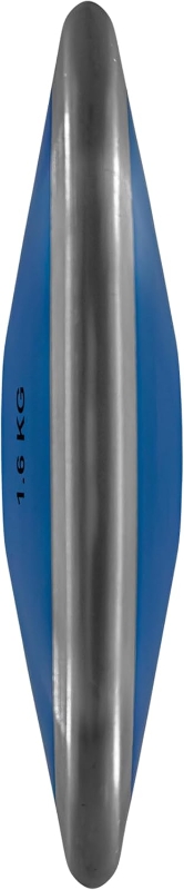 Champion Sports 1.6 kg Practice Discus – ABS Body with Steel Rim, Low-Spin Design for Junior Athletes