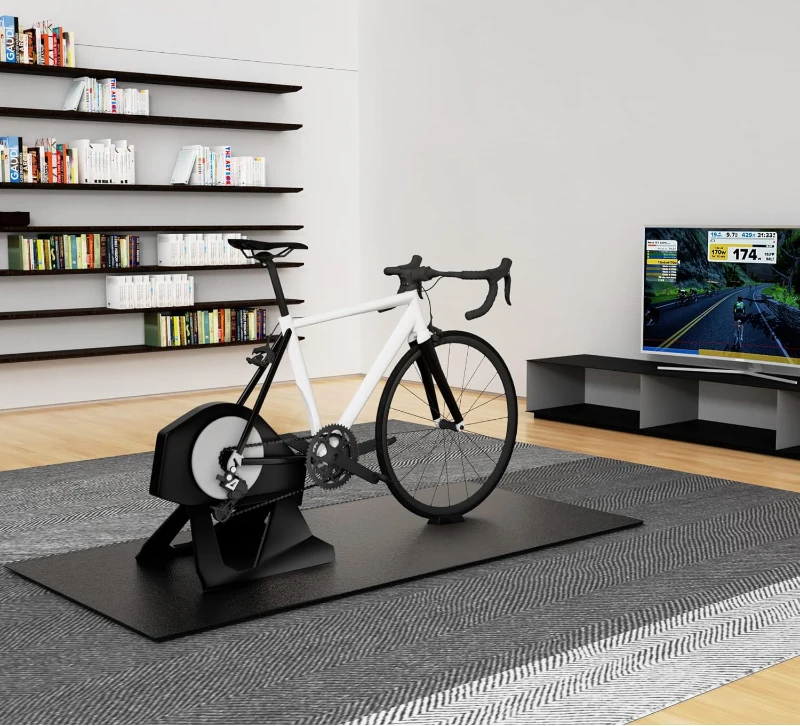 Cycleclub Large 6mm Floor Mat for Exercise Equipment, Compatible with Spin Bikes, Treadmills & Ellipticals, 36"" x 84"" Protector