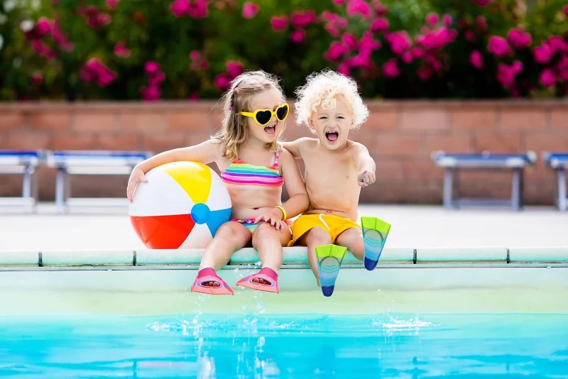 Prsca Youth Short Swim Fins — Training Flippers for Children, Girls & Boys