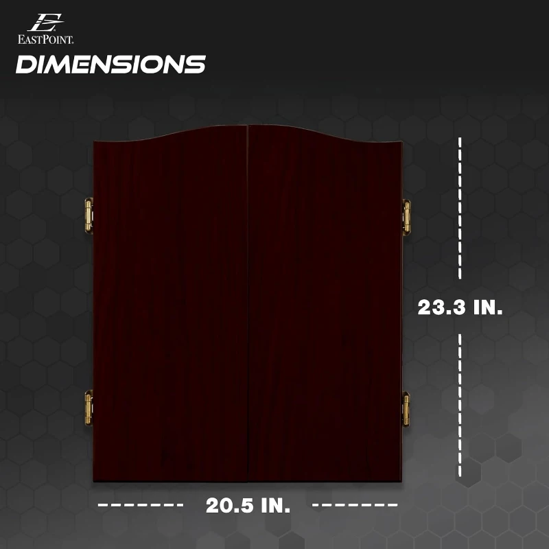 EastPoint Sports Belmont Derbyshire Bristle Dartboard & Cabinet Set