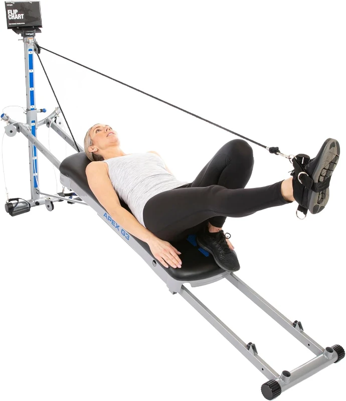 Total Gym APEX G3 Incline Trainer — Foldable Home Exercise System with 8 Resistance Levels and 70+ Exercises, Heavy-Duty for Indoor Training