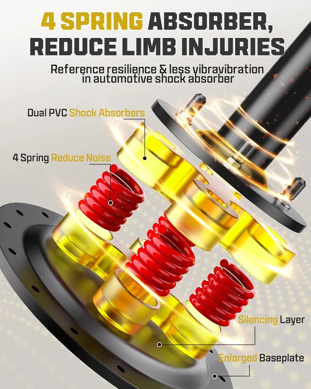 FITVEN Freestanding Kickboxing Bag with Suction-Cup Base and Boxing Gloves — 70"" Heavy-Duty Stand