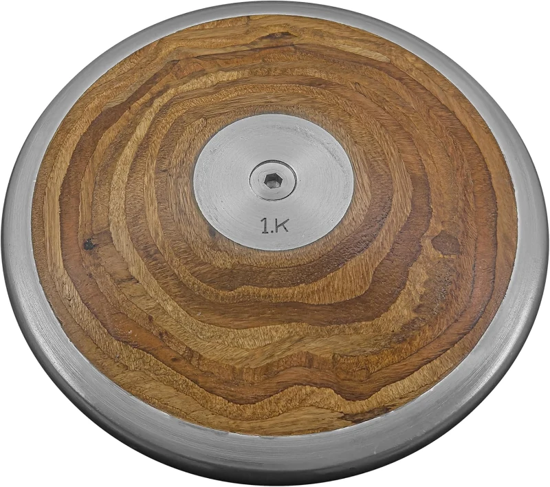 Champion Sports Practice and Competition Discus – Available in Rubber, Plastic or Wood, Multiple Weights for Track & Field