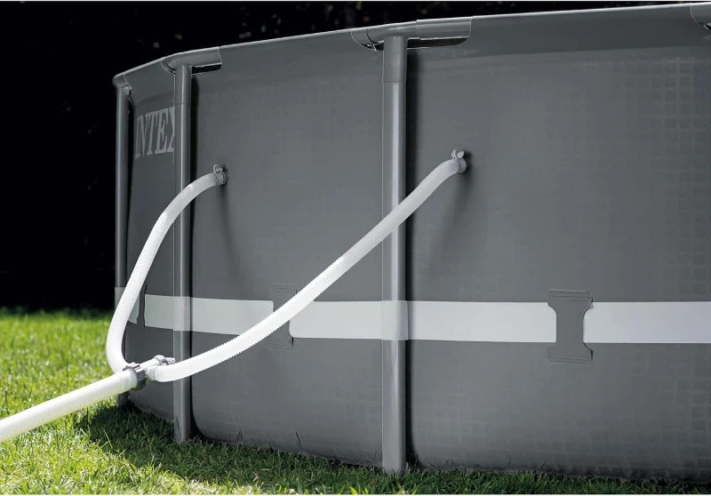 INTEX 26329EH Ultra XTR Deluxe Above-Ground Pool Set, 18 ft x 52 in — Includes 2100 GPH Krystal Clear Sand Filter Pump, Puncture-Resistant & Rust-Resistant, Easy Assembly