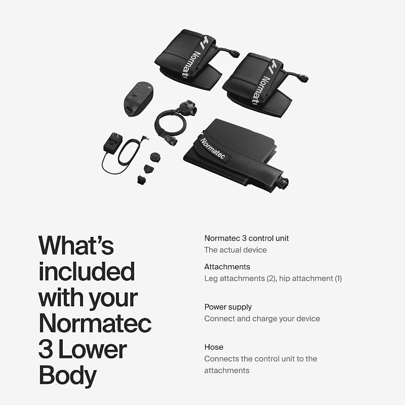Hyperice Normatec 3 Recovery System – Patented Dynamic Compression for Lower Body (Standard Legs + Hips), FSA/HSA Eligible