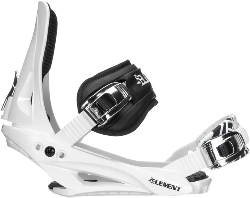 5th Element Summit Stealth Adult Men's Bindings - Universal Disc & Hardware for New/Replacement Snowboards, Beginner/Intermediate