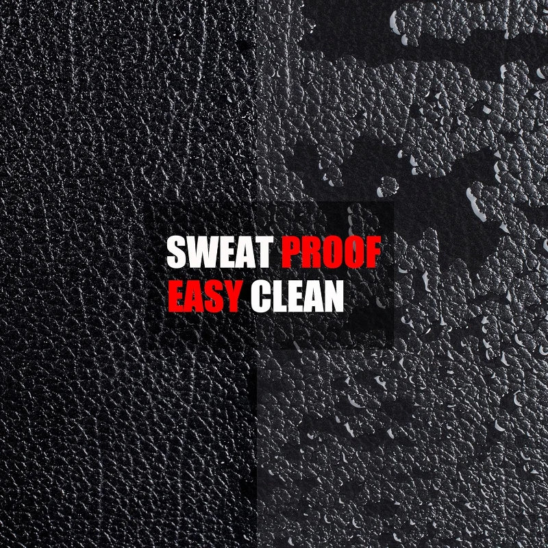 Cycleclub 6mm Thick Bike Mat for Peloton & Stationary Bikes — Exercise Bike Trainer Pad for Indoor Spin Bikes, Ellipticals; Hardwood & Carpet Floor Protector (23.6"" x 51.2"")