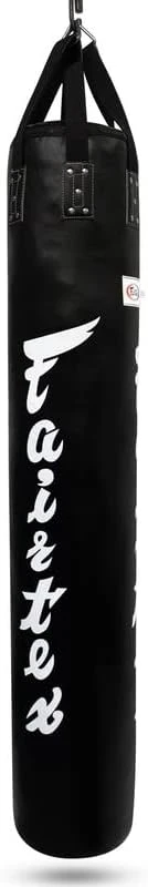 Fairtex HB6 6-Foot Banana Heavy Bag for Muay Thai, Boxing, Kickboxing & MMA - 14.17"" W x 70.87"" H