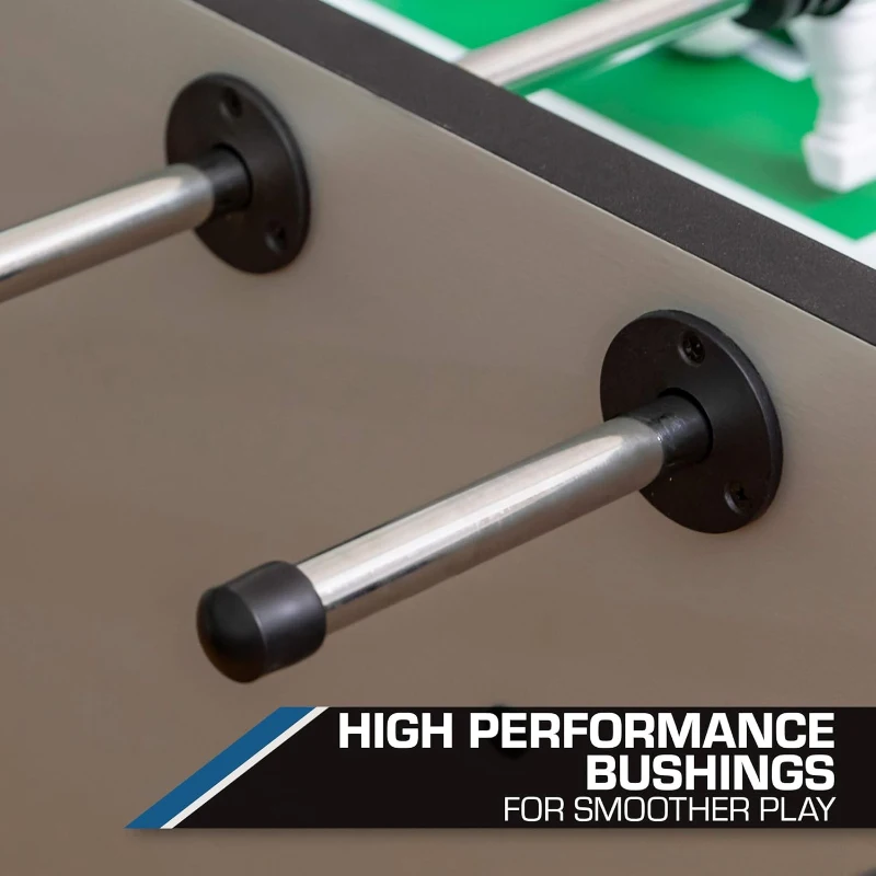 EastPoint Sports Monaco 54"" Official Competition-Size Deluxe Foosball Table — Indoor Multiplayer, Includes 4 Foosballs