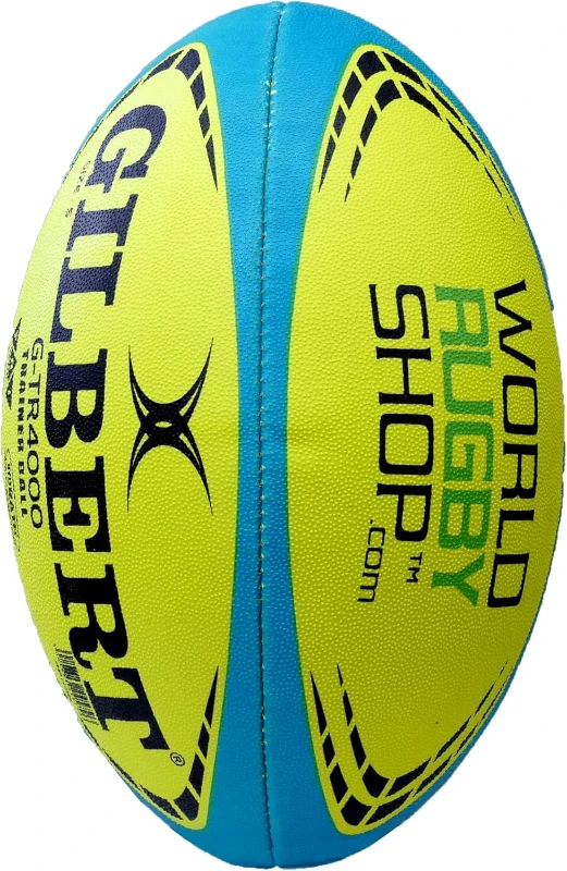 World Rugby Shop x Gilbert G-TR4000 Rugby Ball — Hand‑Stitched 3‑Ply Training Ball (Sizes 3, 4 & 5, Youth & Adult)