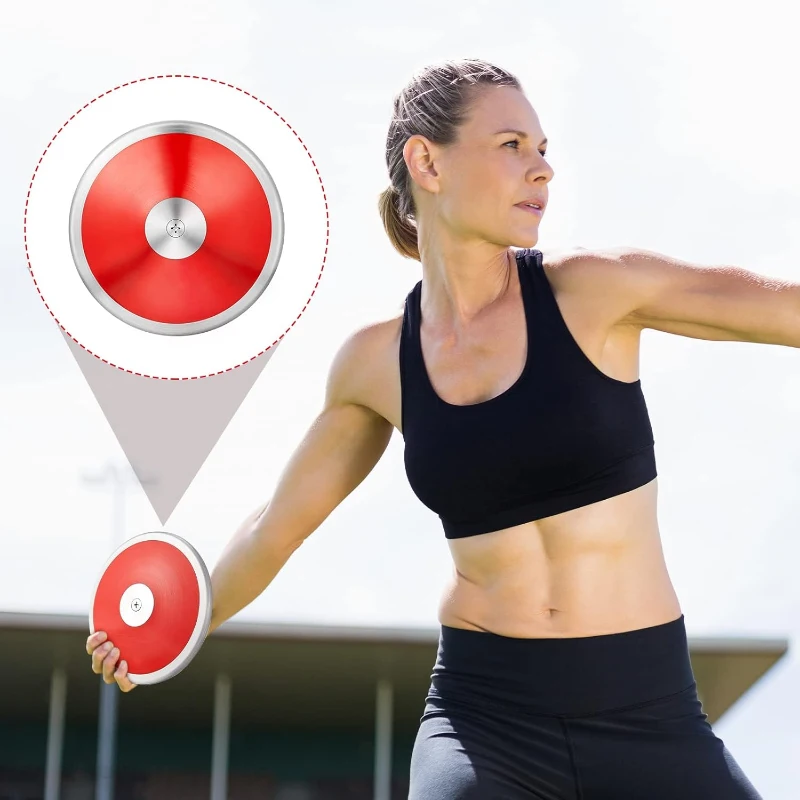 Wettarn 1 kg Discus (2-Pack) — Field Event Practice Equipment for Men, Women & Students