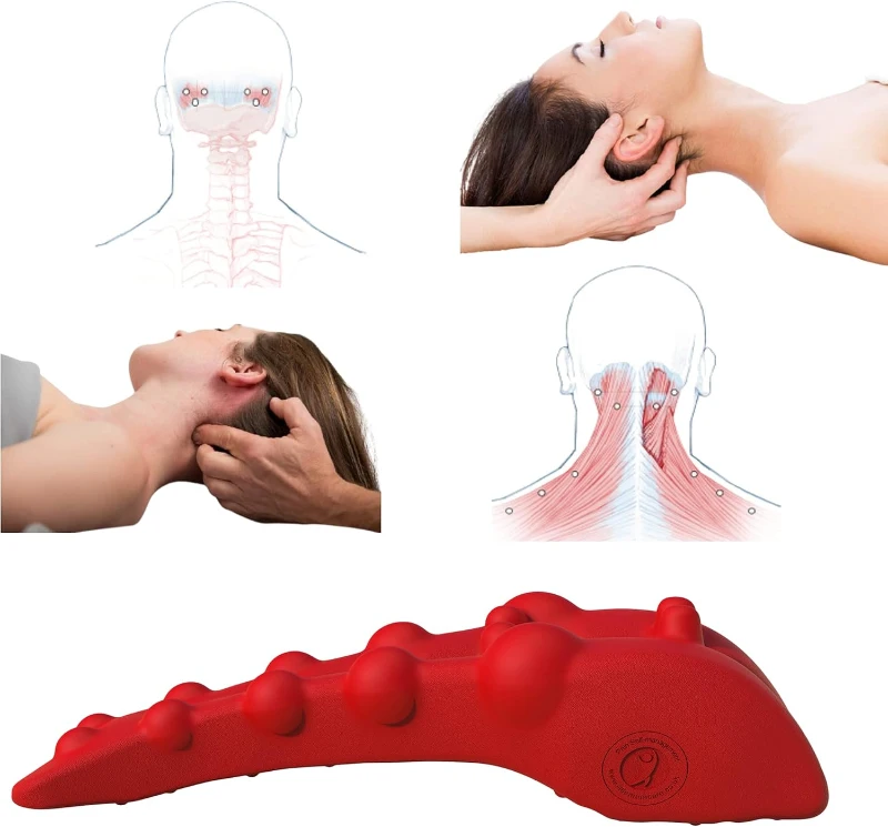 Trapezius Trigger Point Massager — Myofascial Release Tool for Neck & Shoulder Pain, Suboccipital Release, Posture Support, Upper Back Pain & Tension Headache Relief