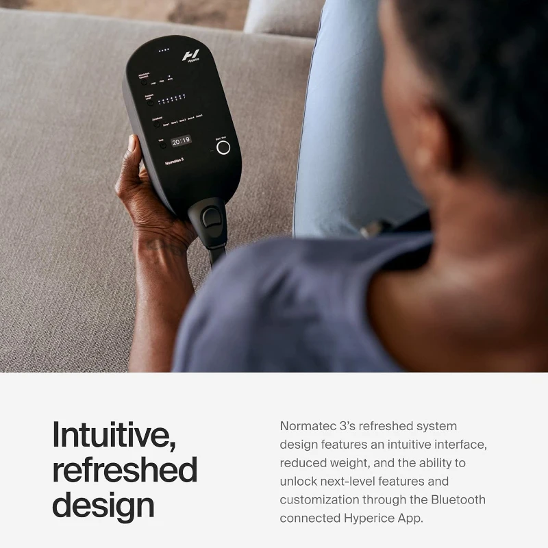 Hyperice Normatec 3 Recovery System – Dynamic Air Compression Massage for Legs (Standard Size) with Backpack