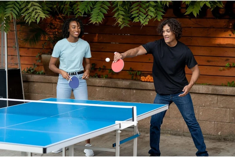 STIGA XTR Professional Outdoor/Indoor Table Tennis Table - All-Weather Aluminum Composite Top with Net & Posts, 10-Minute QuickPlay Assembly and Compact Foldable Storage