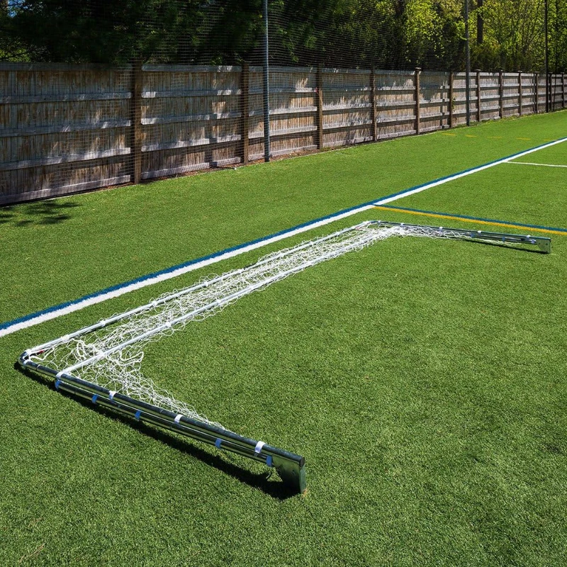 Franklin Sports Competition Folding Steel Soccer Goal with Net & Ground Stakes — 12' x 6' Regulation Backyard Goal (Adult & Youth, Multiple Sizes/Colors)