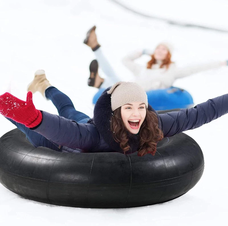 Bradley Heavy-Duty Butyl Rubber Inner Tube for Snow Tubing, River Floating, Pool Closing & Whitewater