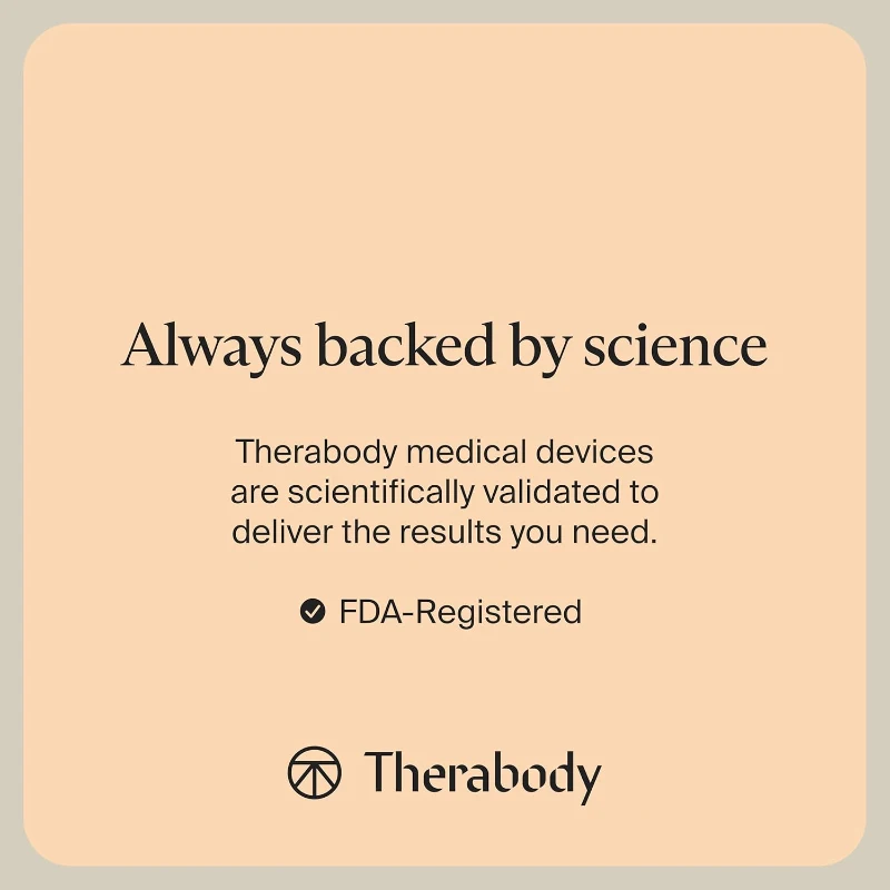 TheraGun Relief by Therabody — Lightweight, User-Friendly Percussion Massage Gun (Sand) with 3 Speeds & 3 Science-Backed Attachments for Everyday Pain Relief