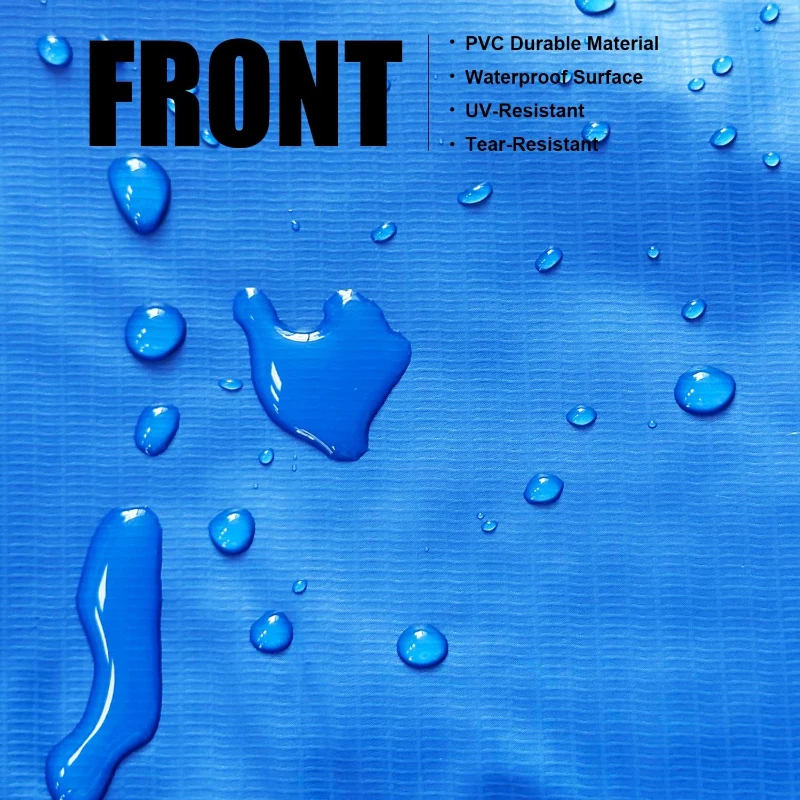 LANGXUN Universal Trampoline Replacement Safety Pad, 8ft 10ft 12ft 14ft 15ft 16ft Waterproof Surround Foam Spring Cover for Round Frames