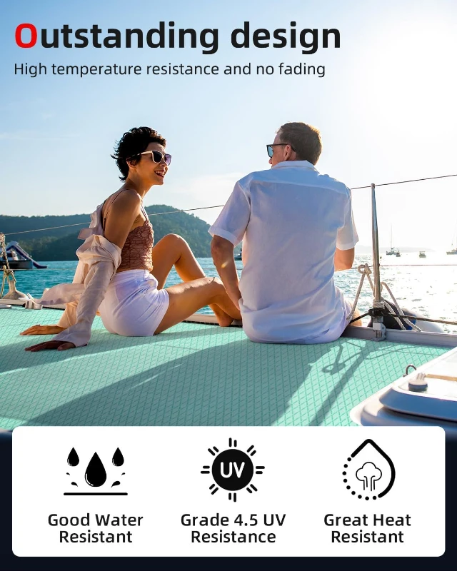 Abahub EVA Foam Traction Pad 96''x16''/23.5''/38''/47'' 48''x16'' Non-Slip Camouflage Decking Sheet Self-Adhesive Trimmable Grip Mat for Boats, SUP, Paddleboard, Kayak