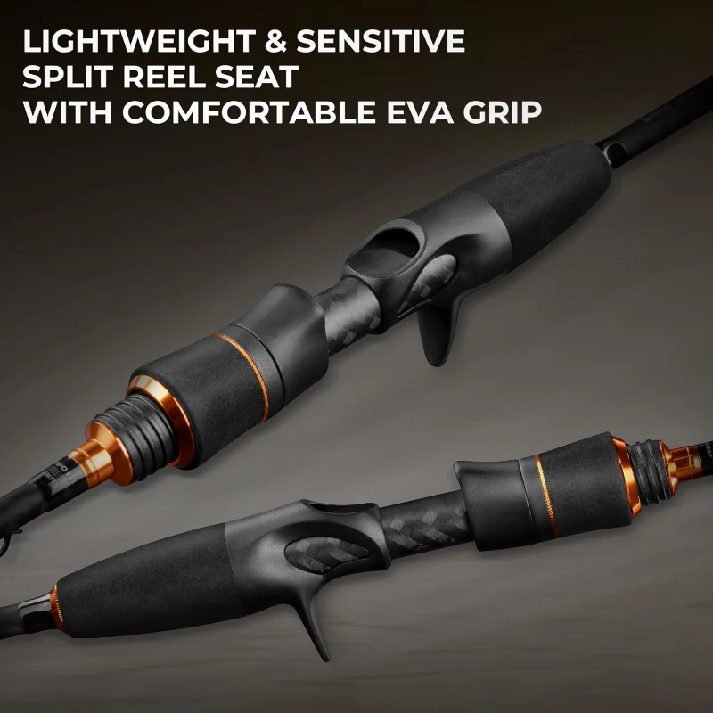 KastKing Zephyr Bait-Finesse & Spinning Rod, IM6 Graphite, Ultra-Light Casting to 1/64oz, Zirconia Ring Guides, Split Reel Seat, EVA Handle, Ferrule Alignment
