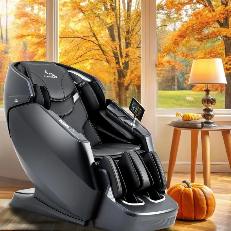 MassaMAX A675 4D Massage Chair (2026) with i-Open Flexible SL Track 125°–167°, Full Body Scan, Calf Kneading, Auto Footrest, Zero Gravity & 22 Modes