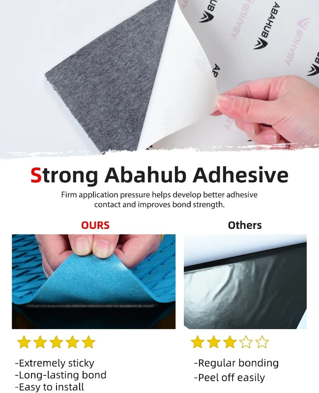 Abahub Self-Adhesive EVA Boat Deck Pad 96''x16''/23.5''/38''/47'' & 48''x16'' – Non-Slip Camo Surfboard Traction Pad, Trim-to-Fit for Kayaks and Paddleboards