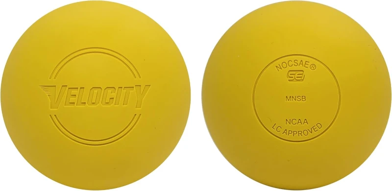 Velocity Lacrosse Balls — 1, 2, 3, 6, 12, 18, 24, 36, 60 & 120 Packs — SEI Certified, NOCSAE Standards