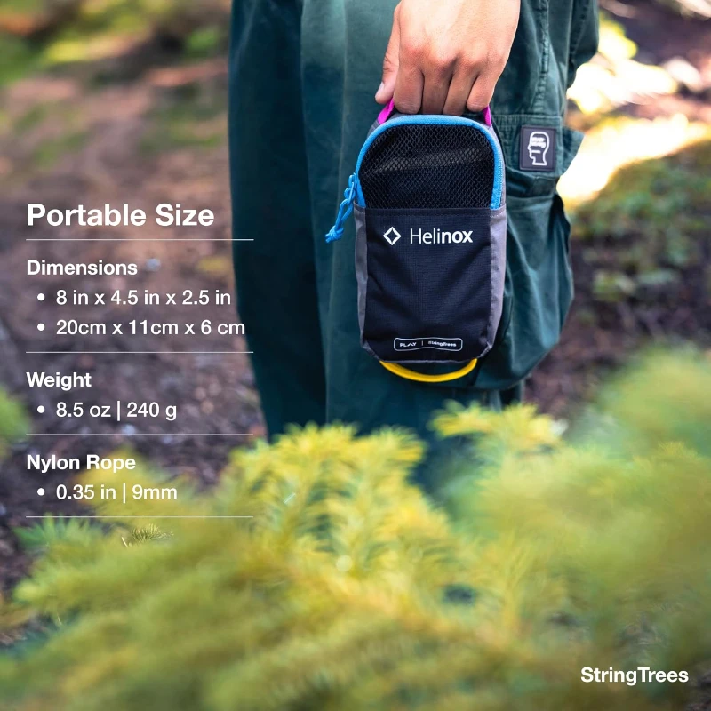 Helinox StringTrees Ultralight Portable Outdoor Shuffleboard Game - Packable Ring-and-Rope Lawn Game