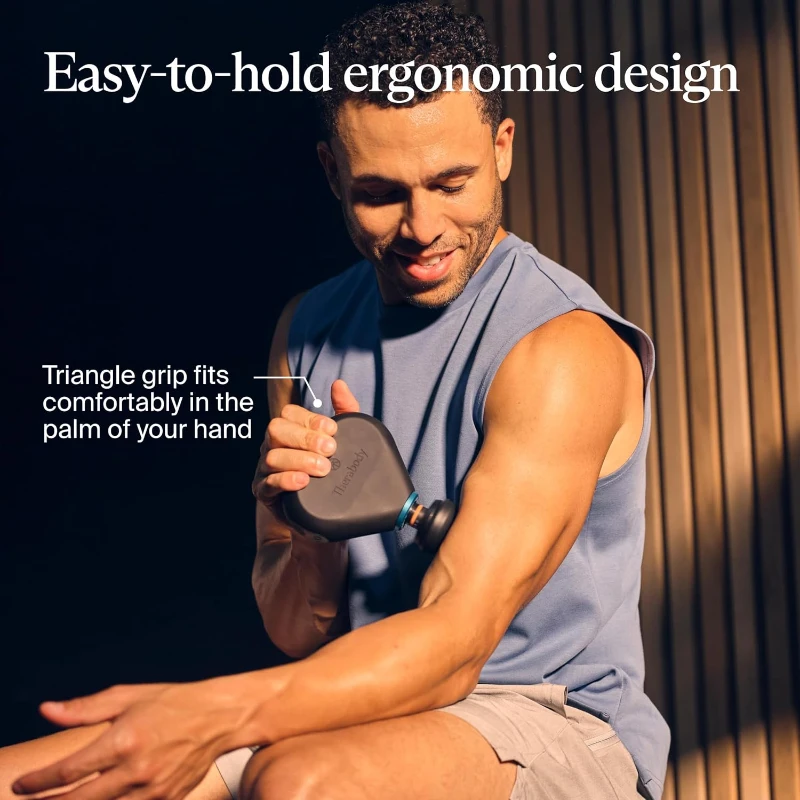 TheraGun Mini Plus by Therabody — Compact Percussive Massage with Built-In Heat for Faster Recovery on the Go