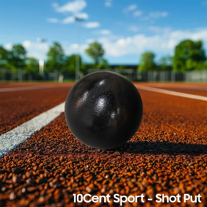 10Cent Sports Cast Iron Shot Put — 2.7–7.2 kg (6–16 lb)