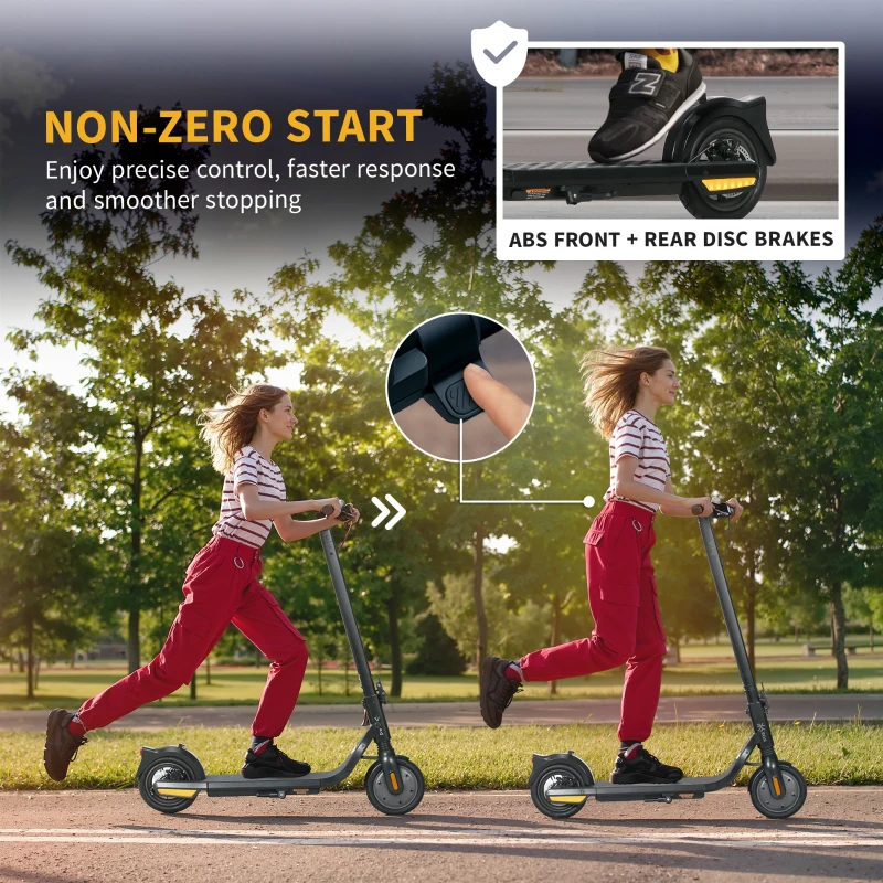 Soozier Folding Electric Scooter for Adults & Teens, E Scooter with Lights, Speed 25KM/H, 35KM Range, 330LBS Max Load