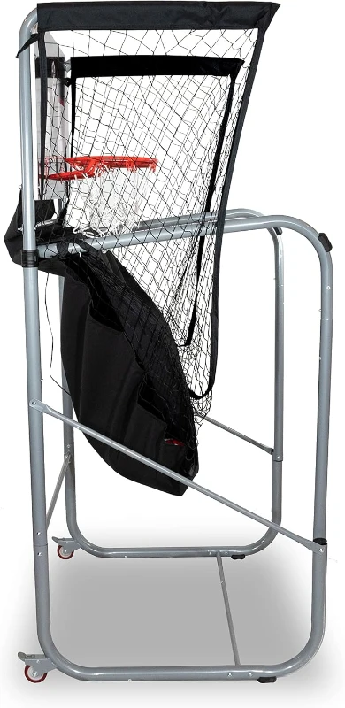 Pop-A-Shot Home Dual Shot Arcade Basketball Game — Sensor Scoring, 16 Game Modes, Includes 7 Balls, Foldable for Easy Storage