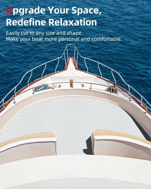 Abahub 6mm EVA Foam Boat Flooring — Non-Slip Camouflage Traction Pad, Self-Adhesive & Trimmable