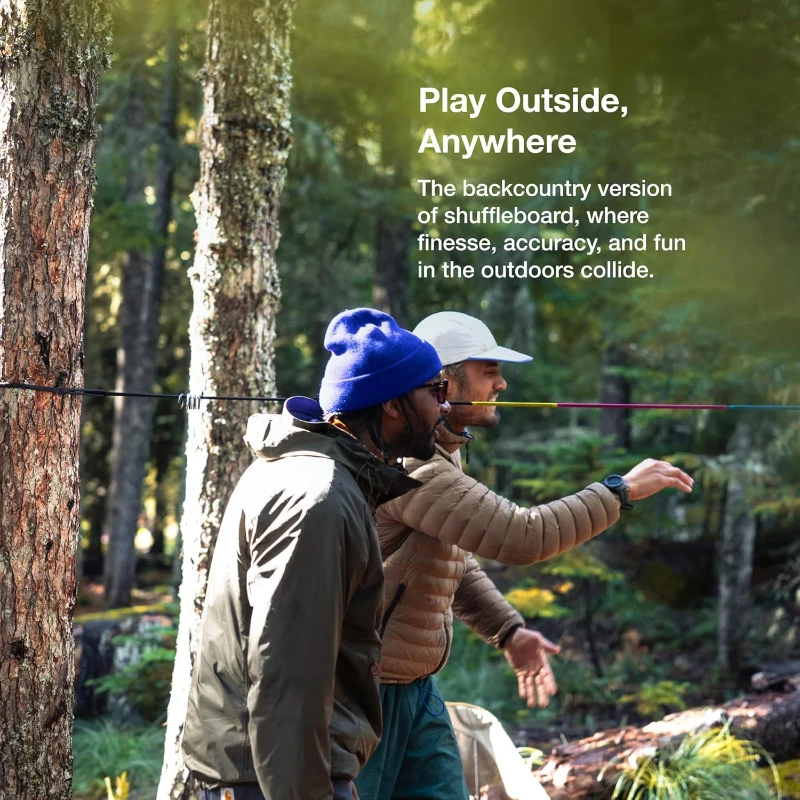 Helinox StringTrees Ultralight Portable Outdoor Shuffleboard Game - Packable Ring-and-Rope Lawn Game