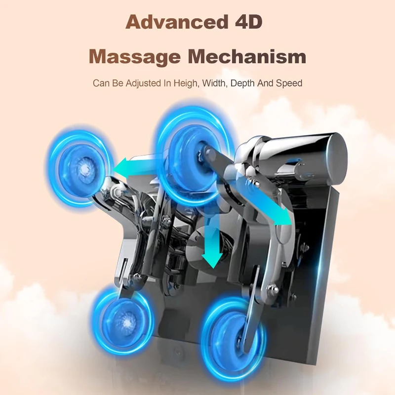 MassaMAX A675 4D Massage Chair (2026) with i-Open Flexible SL Track 125°–167°, Full Body Scan, Calf Kneading, Auto Footrest, Zero Gravity & 22 Modes