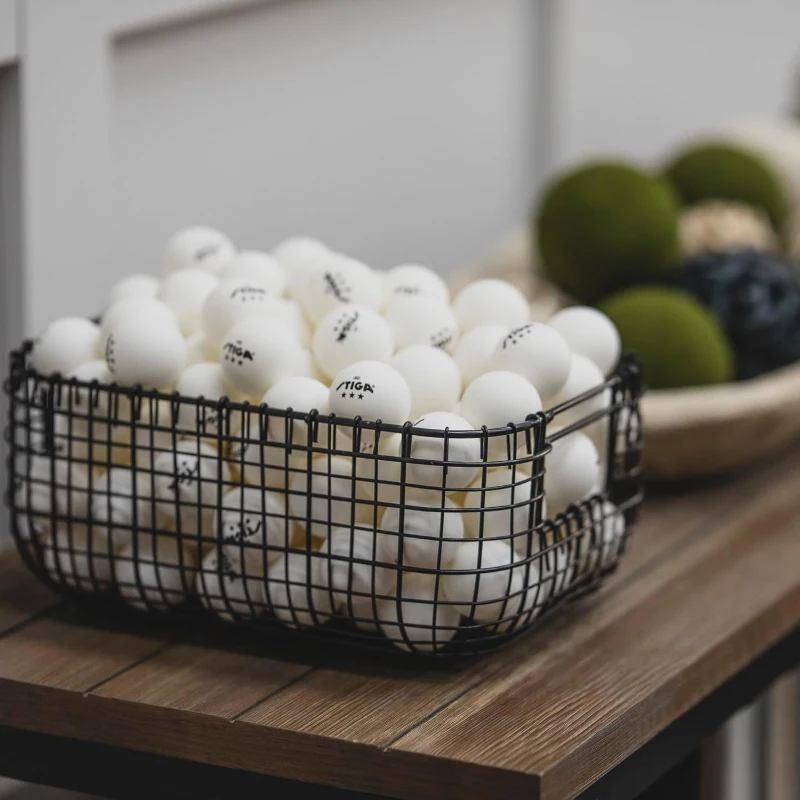 STIGA 3-Star Tournament Table Tennis Balls – 40mm Regulation 3★ Practice & Competition Pack (Available 24 or 144, White)