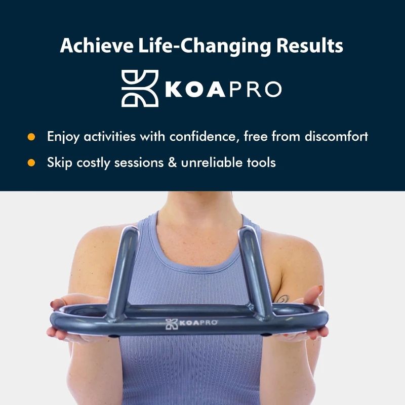 KOAPRO Psoas & Hip Hook Release Tool — Targeted Deep-Tissue Massager for Iliacus, Hip Flexors, Iliopsoas, Piriformis, Back and Core