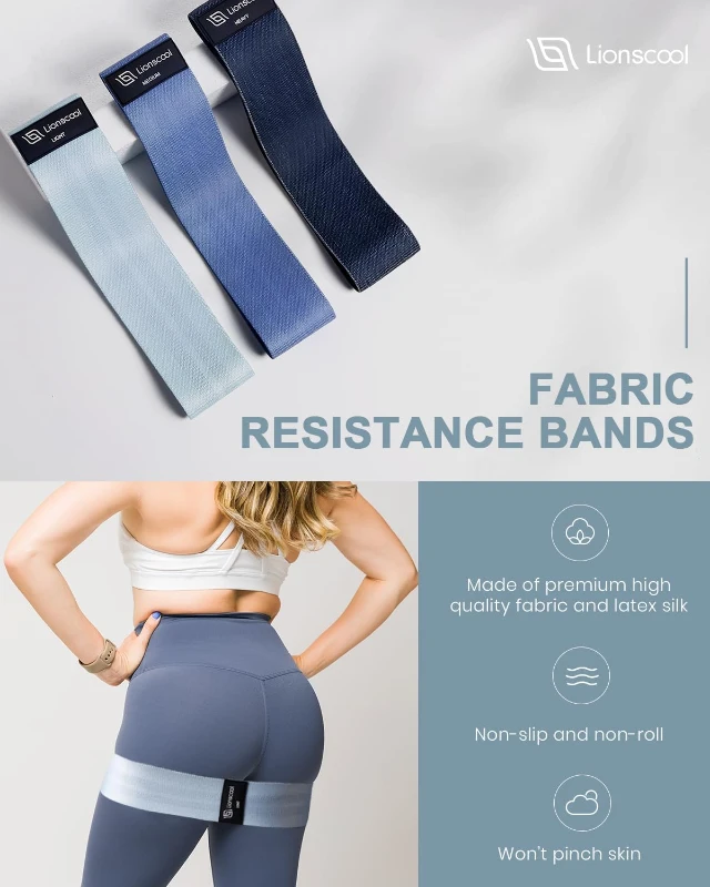 LIONSCOOL 14-Inch Pilates Ring Set — Anti-Deformation Magic Circle with Padded Handles, Mini Ball, 3 Resistance Bands, Guide & Bag