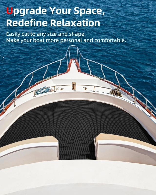 Abahub EVA Traction Decking Sheet 96in x16in / 23.5in / 38in / 47in & 48in x16in — Camouflage, Non-Slip, Self-Adhesive and Cut-to-Size Pad for Boats, SUPs, Paddleboards and Kayaks