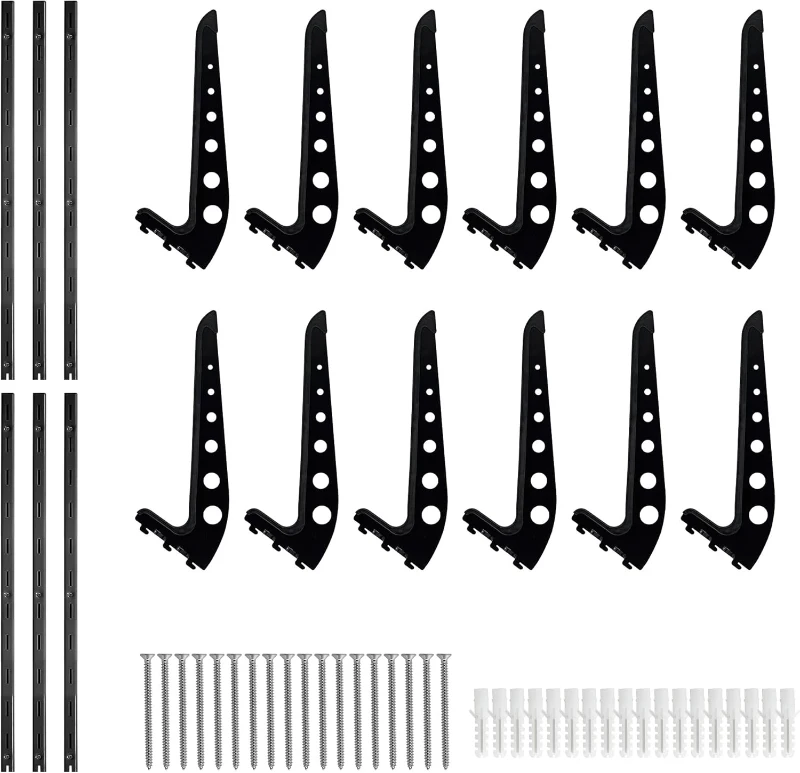 5 Board Surf Rack Wall Mount - Adjustable Wall Hangers for Surfboards, Wakeboards, Snowboards