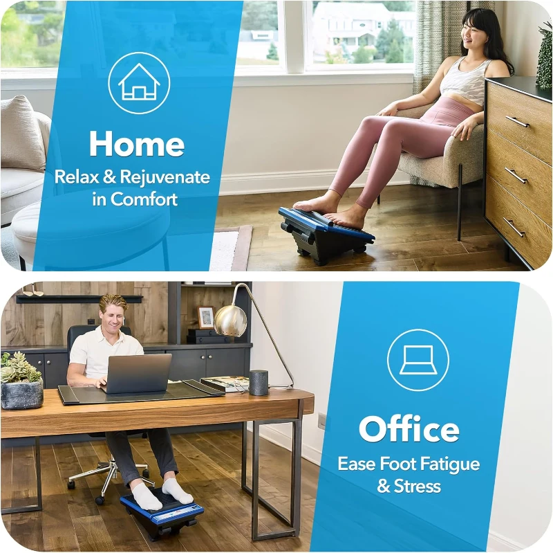 MedMassager Foot Massager Classic MMF08 - Portable Deep Tissue Circulation Therapy, Dual Speed Relief for Neuropathy & Foot Pain